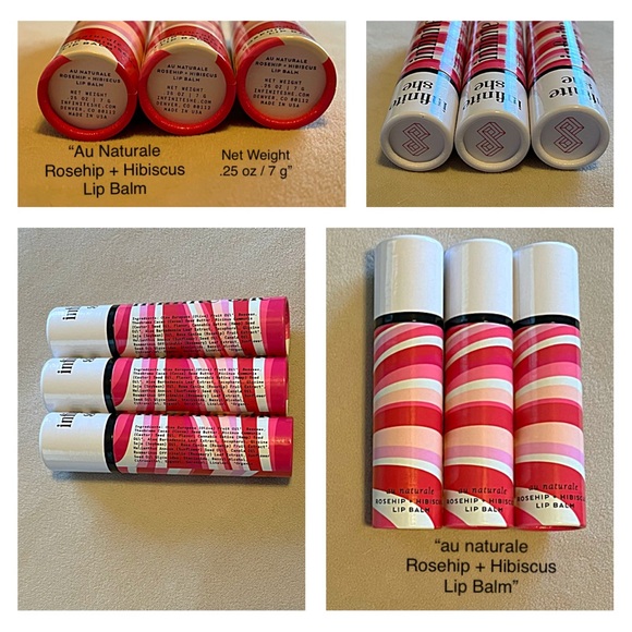 3️⃣NEW Margot Elena LIP BALMS Infinite She 💯% NATURAL FEARLESS Rosehip Hibiscus - Picture 6 of 12